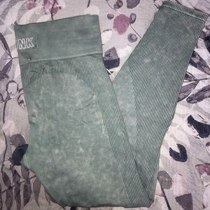 PINK Victoria’s Secret light green marble tights
